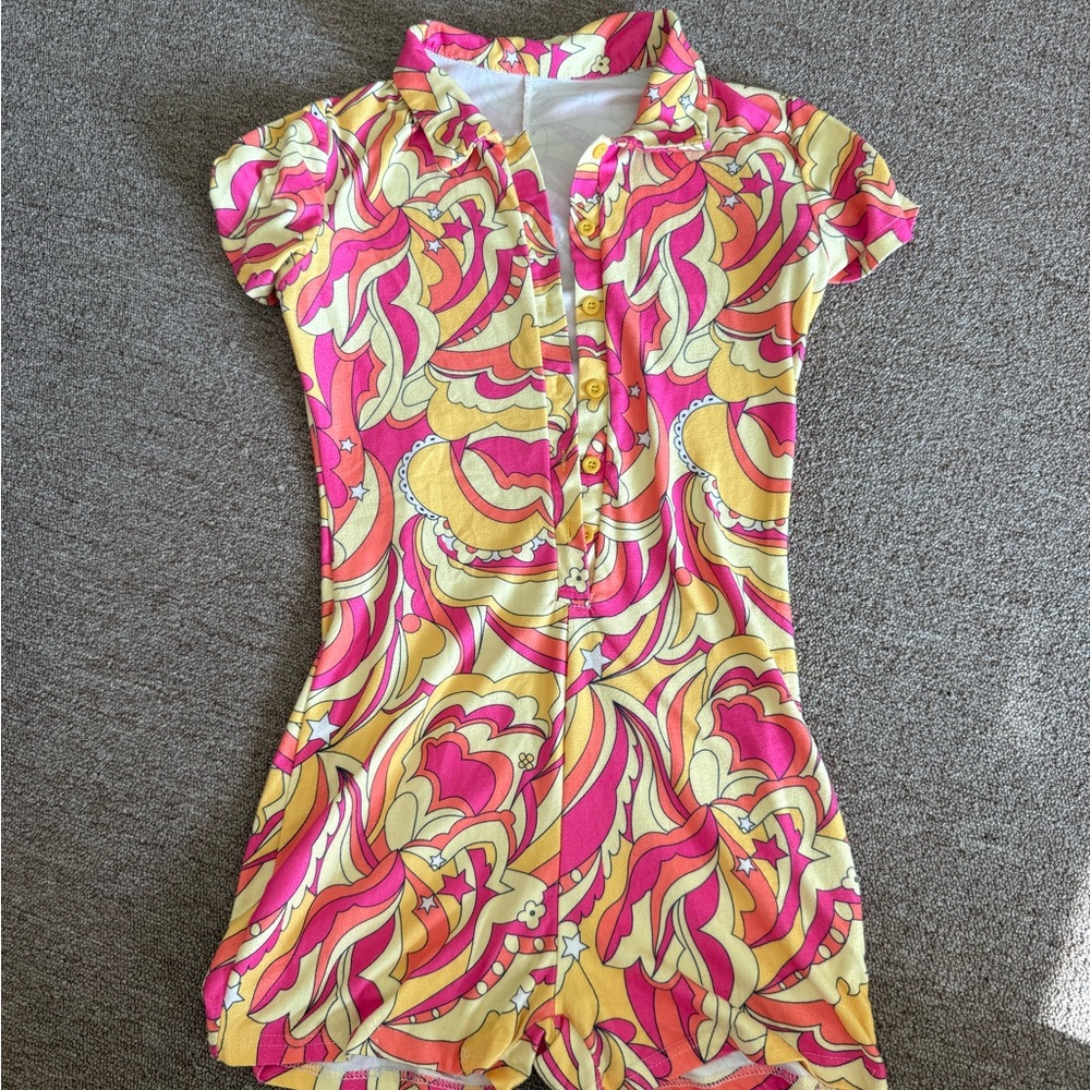 Y2K Romper Jumpsuit - Picture 3 of 5